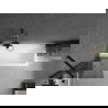 Mexen Next 1-wing bathtub screen 60 x 150 cm, Graphite, Black - 895-060-000-00-40-70