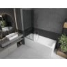 Mexen Next 1-wing bath screen 70 x 150 cm, graphite, chrome - 895-070-000-00-40-01