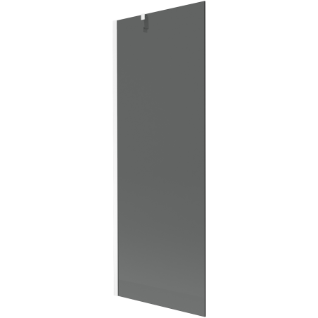 Mexen Next 1-wing bathtub screen 70 x 150 cm, Graphite, White - 895-070-000-00-40-20