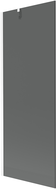Mexen Next bathtub screen 1-wing 70 x 150 cm, graphite, white - 895-070-000-00-40-20