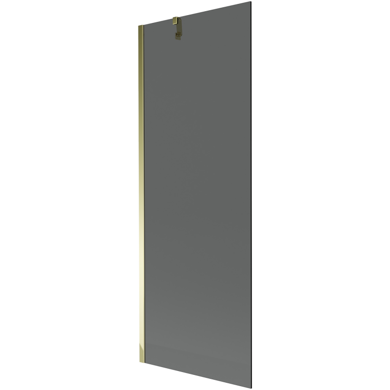 Mexen Next 1-wing bathtub screen 70 x 150 cm, Graphite, Gold - 895-070-000-00-40-50