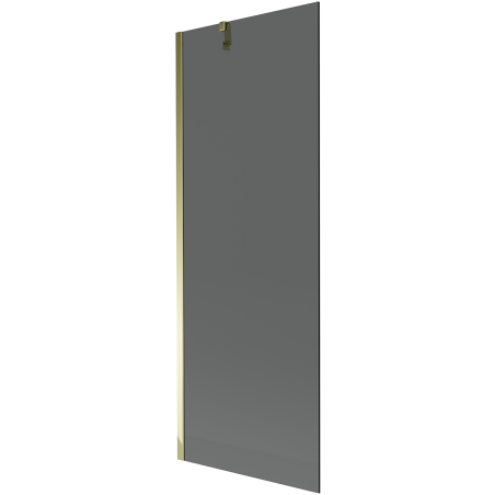 Mexen Next 1-wing bathtub screen 70 x 150 cm, Graphite, Gold - 895-070-000-00-40-50