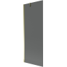 Mexen Next 1-wing bathtub screen 70 x 150 cm, Graphite, Gold - 895-070-000-00-40-50