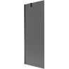 Mexen Next 1-wing bathtub screen 70 x 150 cm, Graphite, Black - 895-070-000-00-40-70