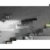Mexen Next 1-wing bathtub screen 80 x 150 cm, Graphite, Chrome - 895-080-000-00-40-01