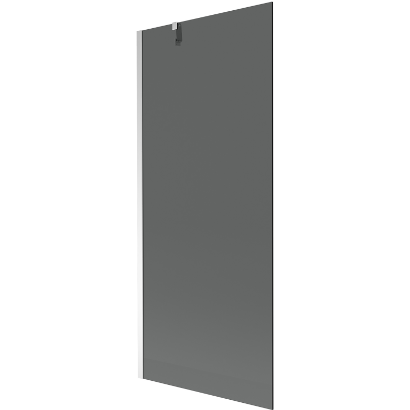 Mexen Next bath screen 1-wing 80 x 150 cm, graphite, chrome - 895-080-000-00-40-01