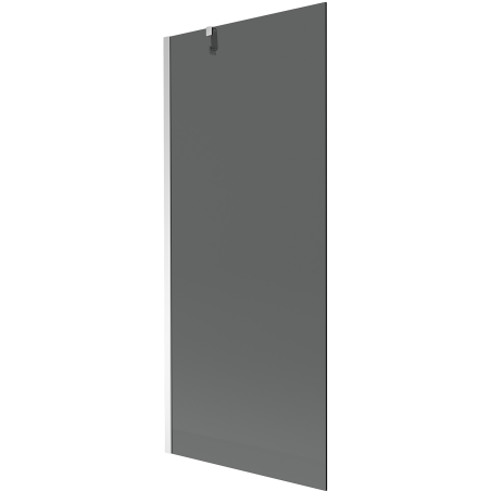 Mexen Next 1-panel bathtub screen 80 x 150 cm, graphite, chrome - 895-080-000-00-40-01