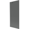 Mexen Next bath screen 1-wing 80 x 150 cm, graphite, chrome - 895-080-000-00-40-01