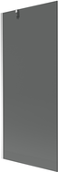Mexen Next 1-panel bathtub screen 80 x 150 cm, graphite, chrome - 895-080-000-00-40-01