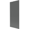 Mexen Next 1-Panel Shower Screen 80 x 150 cm, Graphite, White - 895-080-000-00-40-20