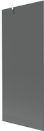 Mexen Next 1-wing bathtub screen 80 x 150 cm, Graphite, White - 895-080-000-00-40-20