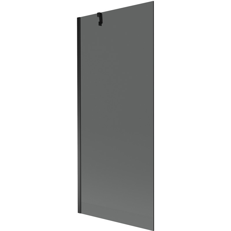 Mexen Next bathtub screen 1-wing 80 x 150 cm, graphite, black - 895-080-000-00-40-70