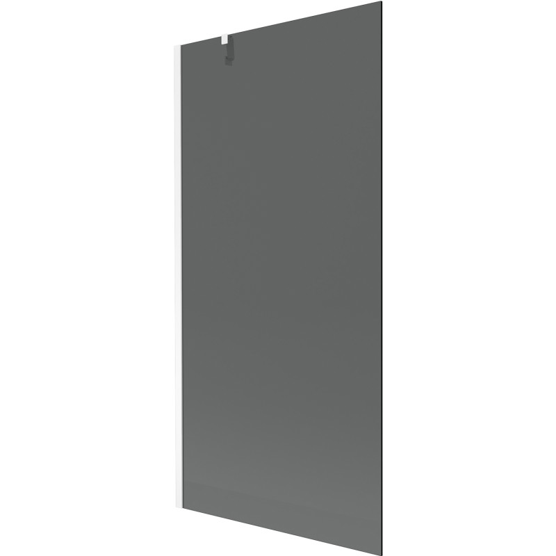 Mexen Next bathtub screen 1-panel 90 x 150 cm, graphite, white - 895-090-000-00-40-20