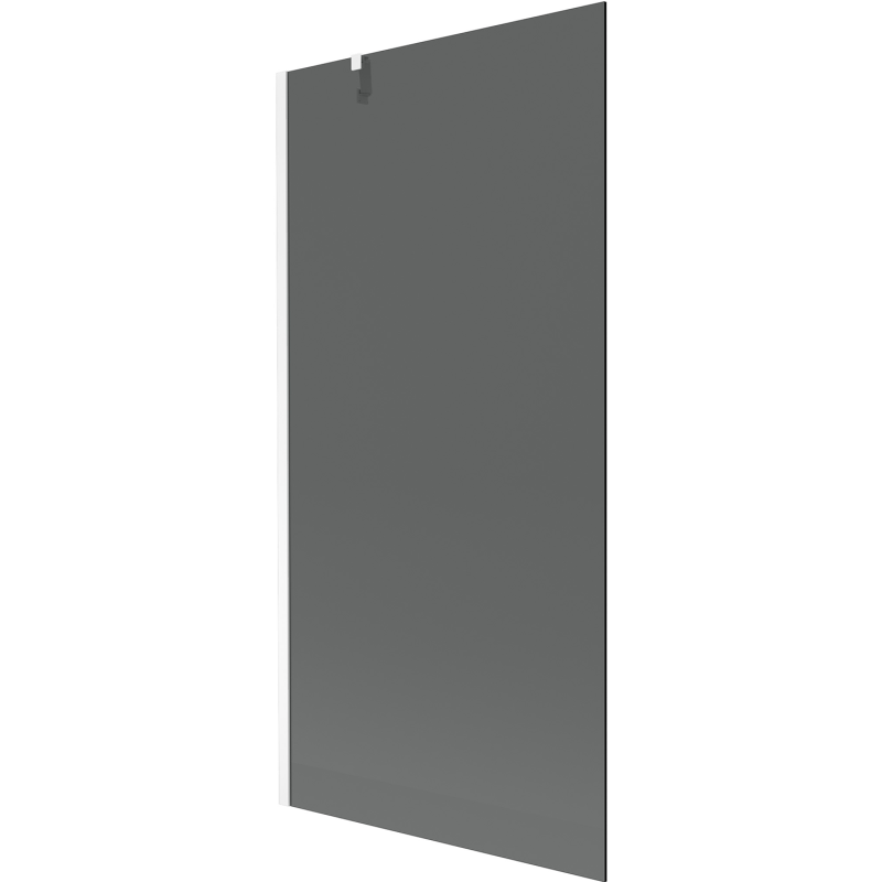 Mexen Next shower screen 1-winged 90 x 150 cm, graphite, white - 895-090-000-00-40-20