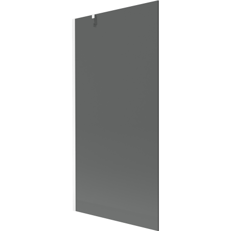 Mexen Next shower screen 1-winged 90 x 150 cm, graphite, white - 895-090-000-00-40-20