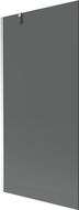 Mexen Next 1-wing bathtub screen 90 x 150 cm, Graphite, Chrome - 895-090-000-00-40-01