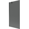 Mexen Next 1-panel bathtub screen 90 x 150 cm, graphite, black - 895-090-000-00-40-70