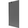 Mexen Next 1-wing bathtub screen 90 x 150 cm, Graphite, Black - 895-090-000-00-40-70