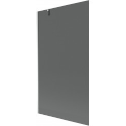Mexen Next 1-wing bathtub screen 100 x 150 cm, Graphite, Chrome - 895-100-000-00-40-01