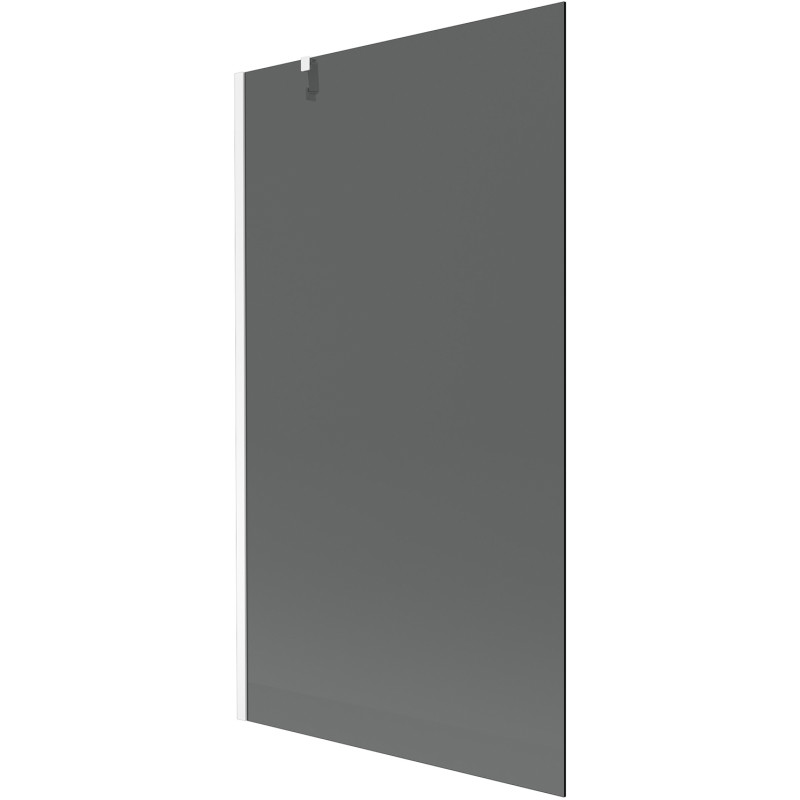 Mexen Next 1-panel bathtub screen 100 x 150 cm, graphite, white - 895-100-000-00-40-20