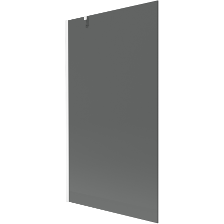 Mexen Next 1-wing bathtub screen 100 x 150 cm, Graphite, White - 895-100-000-00-40-20