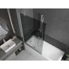 Mexen Next shower screen 1-wing 100 x 150 cm, graphite, white - 895-100-000-00-40-20