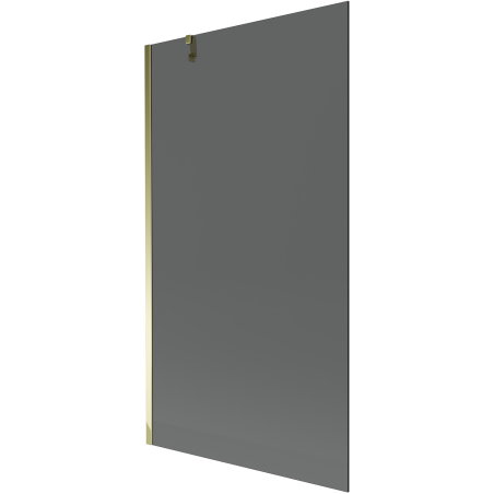 Mexen Next 1-wing bathtub screen 100 x 150 cm, Graphite, Gold - 895-100-000-00-40-50
