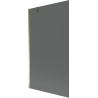 Mexen Next 1-wing bath screen 100 x 150 cm, graphite, gold - 895-100-000-00-40-50