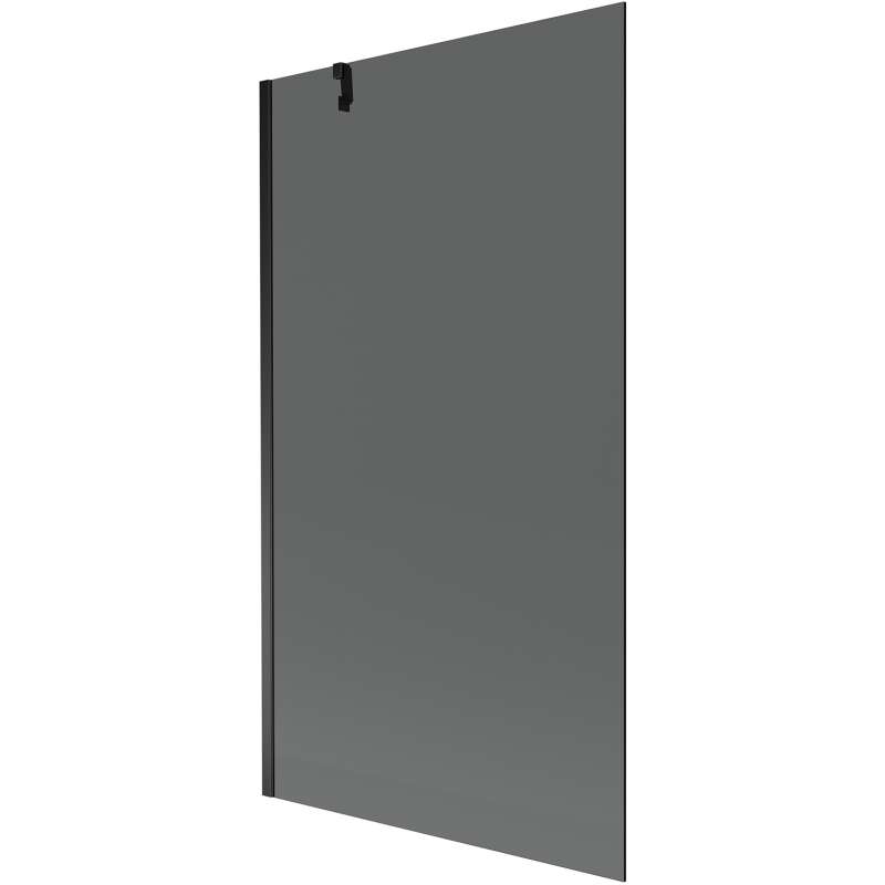 Mexen Next 1-panel bath screen 100 x 150 cm, graphite, black - 895-100-000-00-40-70