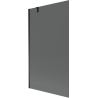 Mexen Next single-panel bathtub screen 100 x 150 cm, graphite, black - 895-100-000-00-40-70