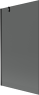 Mexen Next 1-panel bath screen 100 x 150 cm, graphite, black - 895-100-000-00-40-70