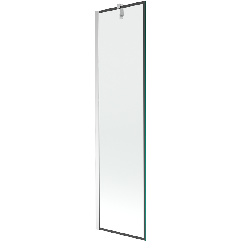 Mexen Next 1-wing bathtub screen 50 x 150 cm, Black pattern, Chrome - 895-050-000-00-70-01