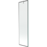 Mexen Next 1-panel bath screen 50 x 150 cm, black frame, chrome - 895-050-000-00-70-01