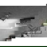 Mexen Next 1-wing bathtub screen 50 x 150 cm, Black pattern, Chrome - 895-050-000-00-70-01
