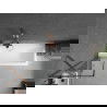 Mexen Next 1-wing bathtub screen 50 x 150 cm, Black pattern, Rose gold - 895-050-000-00-70-60