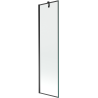 Mexen Next 1-wing bath screen 50 x 150 cm, black frame, black - 895-050-000-00-70-70