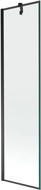 Mexen Next 1-wing shower screen 50 x 150 cm, black frame, black - 895-050-000-00-70-70
