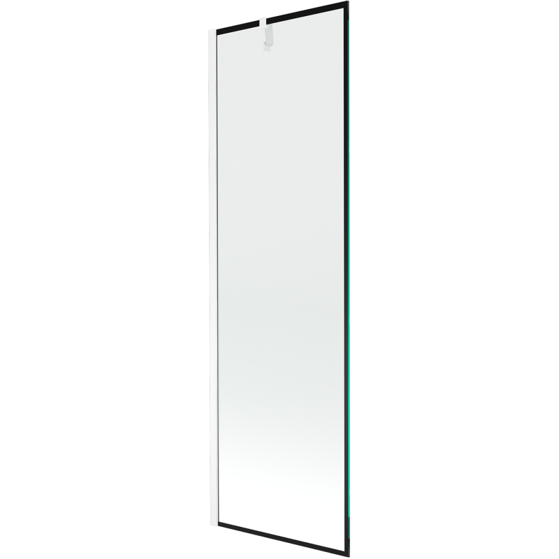 Mexen Next Shower Screen 1-Panel 60 x 150 cm, Black Frame, Chrome - 895-060-000-00-70-01