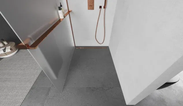 Exclusive Rose Gold in the Bathroom