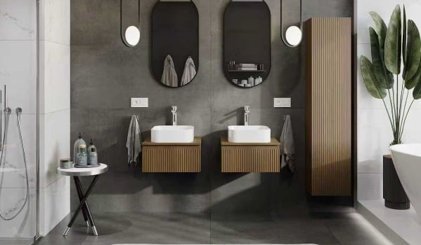 Dream bathroom with two sinks