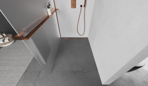 Exclusive Rose Gold in the Bathroom