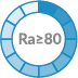 Ra ≥ 80