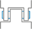 Metal hinges