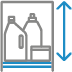Individual arrangement of shelves